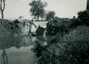 Rhein - Rhone - Kanal, zerstörte Bauwerke, 1940