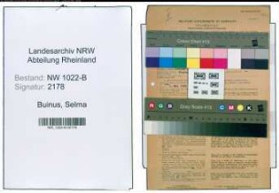 Entnazifizierung Selma Buinus , geb. 06.05.1900 (Stenotypistin)