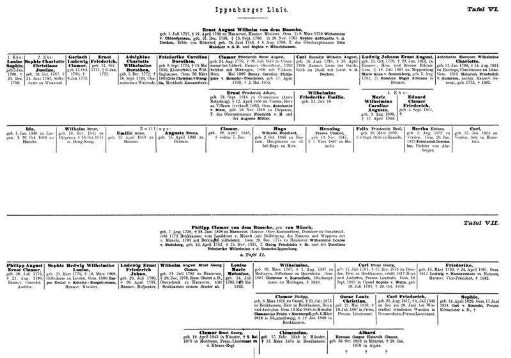 Tafel VI. Ippenburger Linie.