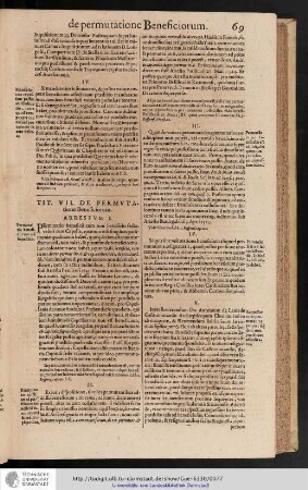 Liber II. Titulus VII.