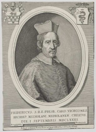 Bildnis des Kardinal Fridericvs Vicecomes