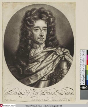 Gulielmus III D.G. Ang. Sco. Fran. et Hib. Rex &c.