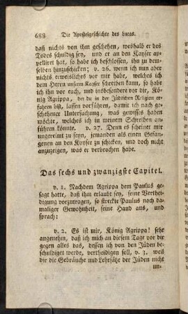 688-699, Das sechs und zwanzigste Capitel. - Das sieben und zwanzigste Capitel.