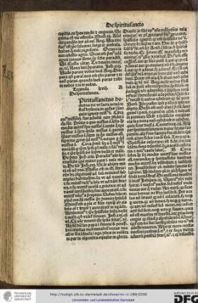 Legenda lxviii; de spiritu sancto.