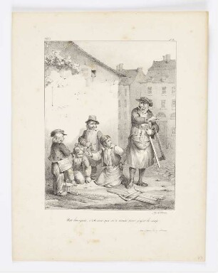 Not bourgeois, c’est eux qui m’a arrête pour juger le coup, Blatt 1 der Folge "Album pour 1826"