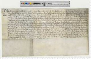 Bürgermeister und Ratsmannen verschreiben eine Rente von 75 Mark für 1500 Mark der Witwe des Christoph von Dassel.