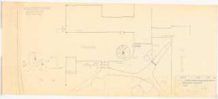 Gartenanlage Verbandsberufsschule, Grevenbroich: Berufsschulgebäude, Pausenhof Grundriss 1:200