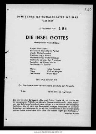 Die Insel Gottes