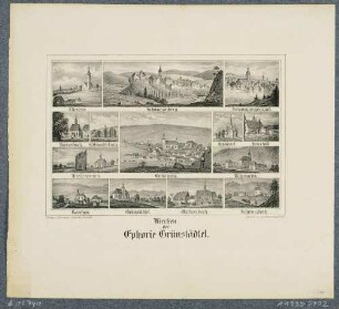 Die Kirchen der Ephorie Grünstädtel bei Schwarzenberg im Erzgebirge, aus Sachsens Kirchen-Galerie von Hermann Schmidt