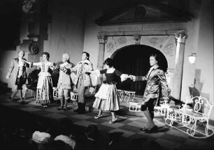 Freiburg: Rathaushof; Pierre Carlet de Marivaux: Das Spiel von Liebe und Zufall