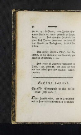 Sechstes Capitel.
