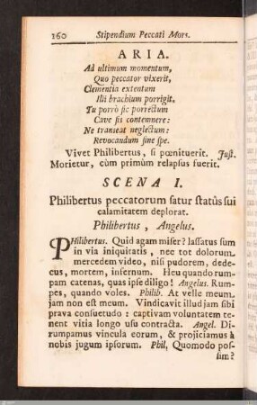 Scena I. - XII. (Stipendium Peccati Mors)