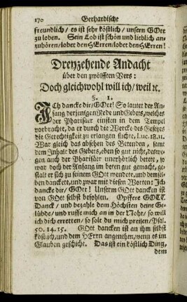 Dreyzehende Andacht
