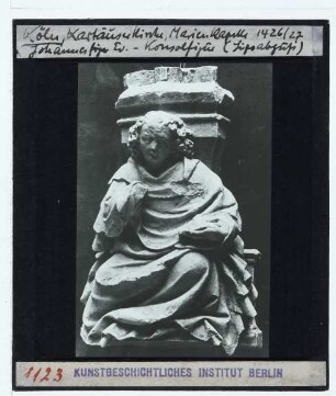 Gipsabguss der Skulptur des Johannes aus der Marienkapelle der Kartäuserkirche