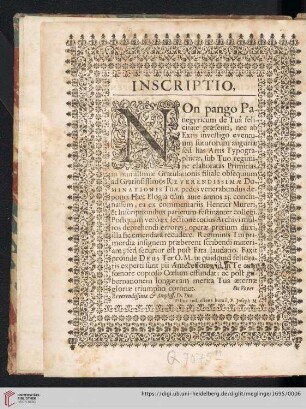 Inscriptio