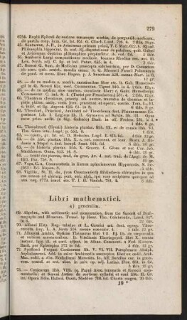 Libri mathematici.