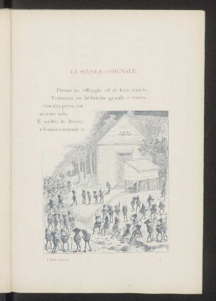 La scuola comunale.