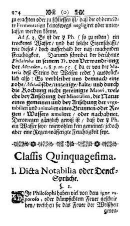 Classis Quinquagesima.