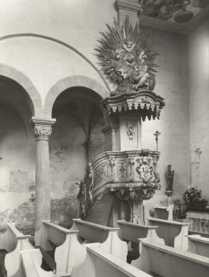 Huy. Huysburg. Klosterkirche, Kanzel
