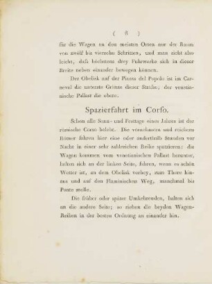 Spazierfahrt im Corso.