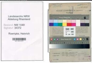 Entnazifizierung Heinrich Roempke , geb. 07.07.1910 (Bauingenieur)