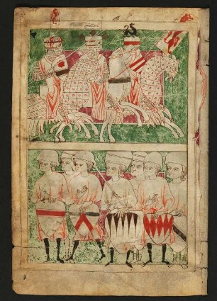 Miniatur: Das Heer des Turnus