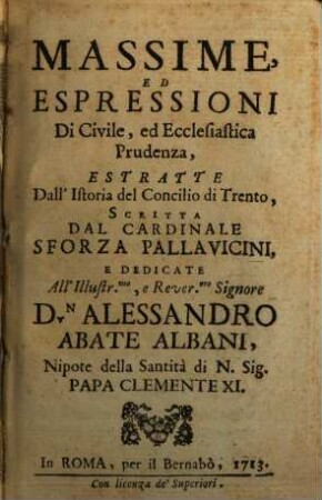 Massime ed espressioni di civile ed ecclesiastica Prudenza ...