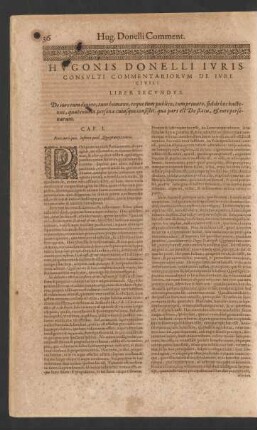 Liber Secundus. De iure tum divino, tum humano, eoque tum publico, tum privato ...