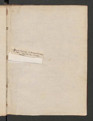 Notiz zum Handschrifteninhalt