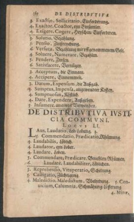 De Distributiva Iusticia Communi. Locus LI.