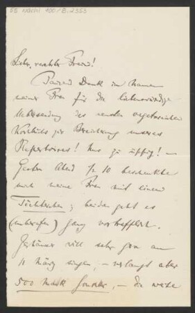 Brief an Karl Klindworth : 27.09.1894