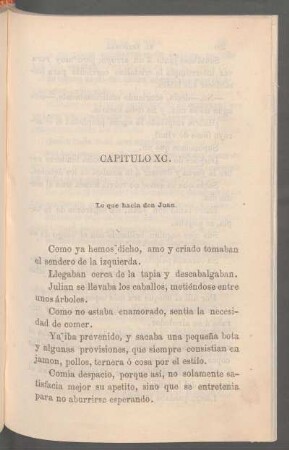 Capítulo XC. - Lo que hacia don Juan.