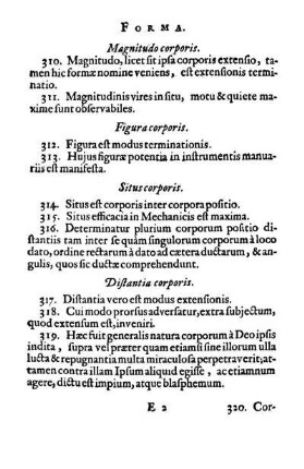 Distantia corporis.