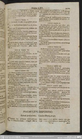 Psalmi LXVI. Dispositio. Fornax probationis. Laudate Deum, ut ego