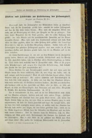 Studien und Lesefrüchte zur Beförderung der Frömmigkeit : (Schluß)