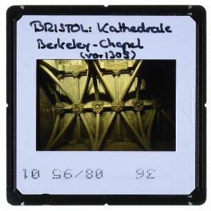 Bristol, Kathedrale : Innenansicht, Berkeley Chapel