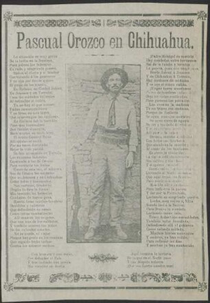 Pascual Orozco en Chihuahua.