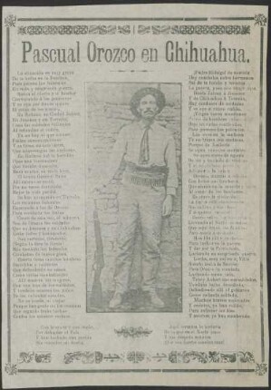 Pascual Orozco en Chihuahua.