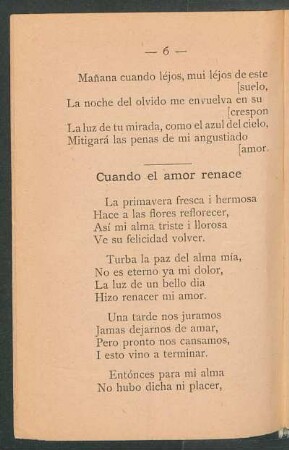 Cuando el amor renace