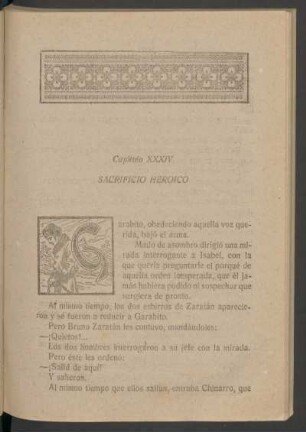 Capítulo XXXIV - Sacrificio heroico