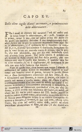 Capo XV