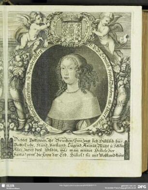 Erdmuth Sophia Gebohrne aus Churf. Stamm Zu Sachsen Marggräfinn zu Brandenburg
