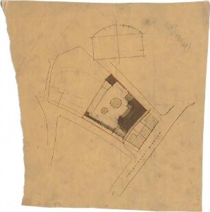 Pfann, Paul; München - Bogenhausen, Törring- / Ismaninger-Str.; Saal - Neubau Lorenz Betz - Lageplan