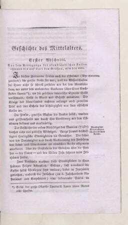 Geschichte des Mittelalters