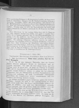 Sitzung am 5. März 1901.
