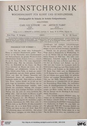 Heft 14 (29. Januar 1891)