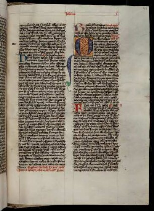 Zierinitiale (Johannes-Brief I.)): Q(uod fuit)