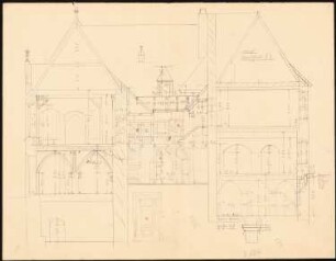 Rathaus, Goslar: Schnitt