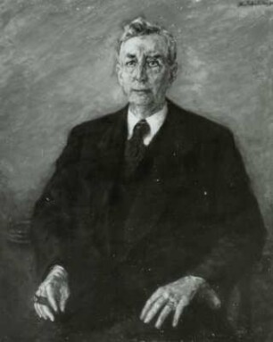 Porträt Nationalpreisträger Prof. Dr. Ing. Enno Heidebroeck