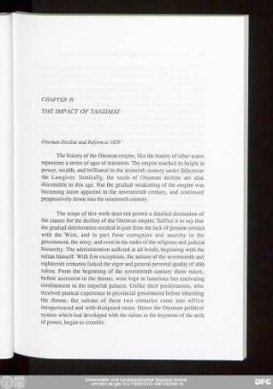 Ottoman Decline and Reform to 1839